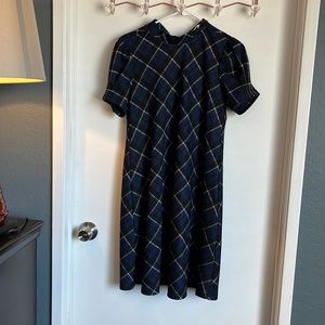 Robbie bee blue plaid dress